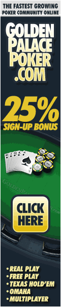 Play for real money or for free at Golden Palace Casino.