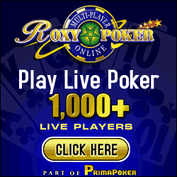 Play live poker at Roxy Poker.